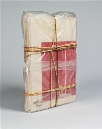 CHRISTO Wrapped Book Modern Art.